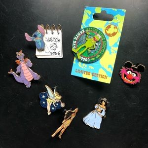 Disney collectible character lapel pins